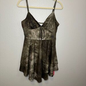 NWT ROMWE Green Tye-Dye Fairy Dress